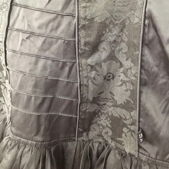 TRIPP NYC Daang Goodman Corset Tutu Pleated Gothic Black Dress  Sz L - Picture 7 of 12